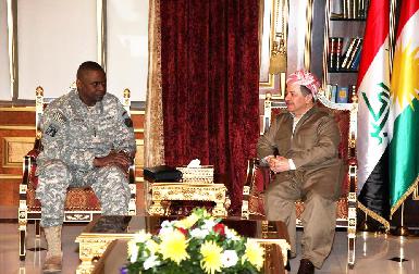 Президент Барзани принял американского командующего
