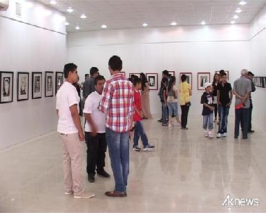 Дахукская графическая выставка объединила юных курдских и шведских художников 