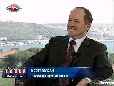 Барзани и турецкий вице-премьер открыли диалект "сорани" программы "TRT6" 