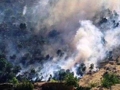 Дахукские леса горят из-за турецких артобстрелов 