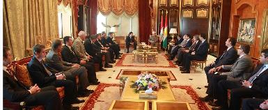 Президент Барзани встретился с делегациями бизнесменов из США и Великобритании 