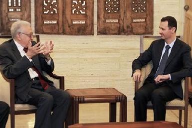 Посланник ООН встретился с президентом Сирии Асадом