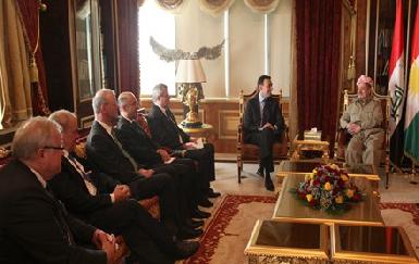 Президент Барзани принял немецкую делегацию из Баден-Вюртемберга 