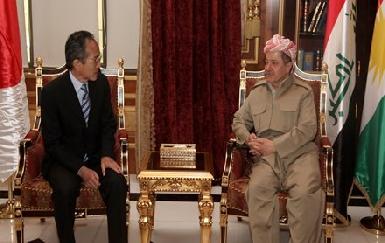 Президент Барзани встретился с послом Японии в Ираке 