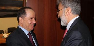 Президент Барзани встретился с министром энергетики Турции