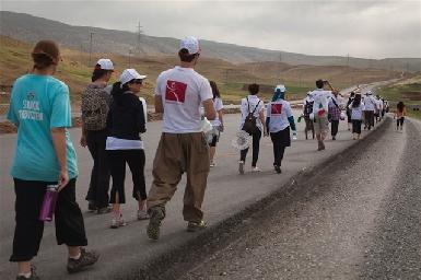В Курдистане прошла акция в поддержку сирийских беженцев
