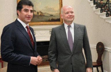 Нечирван Барзани встретился с главой МИДа Великобритании