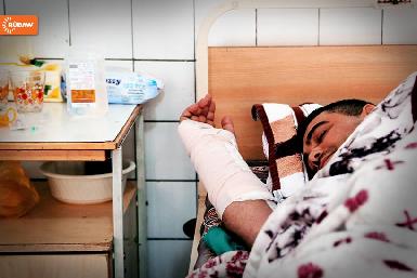 Фото: раненые жители Мосула в Эрбильском госпитале 