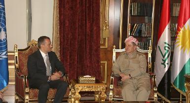 Президент Барзани встретился со специальным представителем ООН в Ираке
