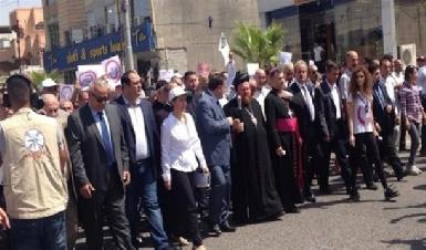 Мосульские  христиане провели демонстрацию в Эрбиле 
