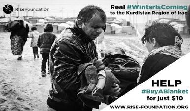 "RISE Foundation" запускает кампанию по поддержке беженцев в Курдистане 
