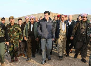 Нечирван Барзани побывал на линии фронта у Махмура