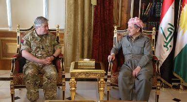 Президент Курдистана принял военную делегацию Великобритании
