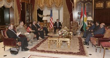 Президент Барзани принял высокопоставленную американскую делегацию