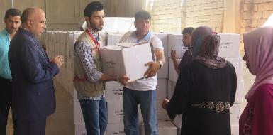 "Благотворительный фонд Барзани" организовал помощь для 840 семей вынужденных переселенцев 