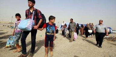 Сотни беженцев из Хавиджи прибыли на линию фронта пешмерга 
