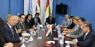 Представитель КРГ и ООН провели совещание по гуманитарному кризису в Курдистане