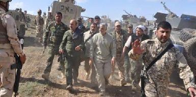 Касим Сулеймани командует ополченцами в западной части Мосула  