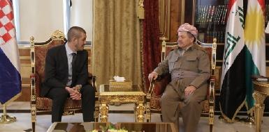 Президент Курдистана и посол Хорватии в Ираке встретились в Эрбиле 
