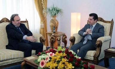 Глава СБ Курдистана принял итальянского сенатора 