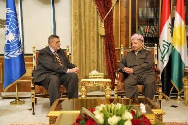 Президент Курдистана и посланник Генерального секретаря ООН в Ираке обсудили будущее Мосула