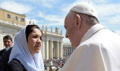 Надя Мурад встретилась с Папой Римским