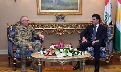 Премьер-министр КРГ и глава штаба итальянской армии провели встречу по  двусторонним связям