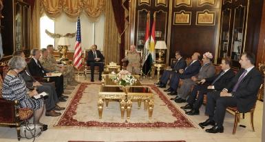 Американские дипломаты и военные чиновники встретились с президентом Барзани