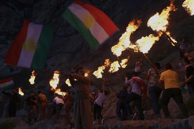 Фоторепортаж: В Акре проходит кампания в поддержку референдума по независимости Курдистана