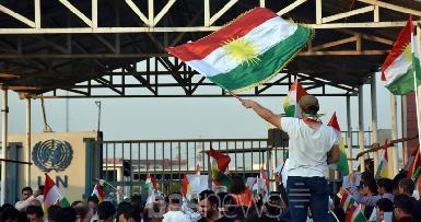Жители Курдистана протестуют перед офисом ООН в Эрбиле