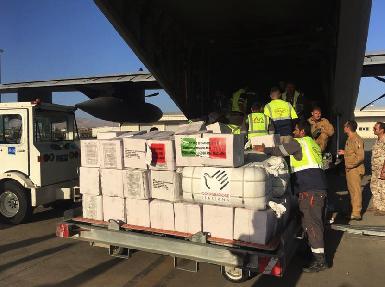 Фото: Италия передала помощь жертвам землетрясения в Иракском Курдистане