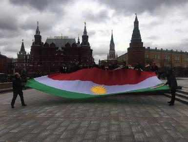Курдские студенты отпраздновали День флага Курдистана на Красной площади