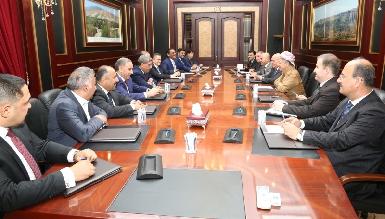 Масуд Барзани принял совместную делегацию из Багдада