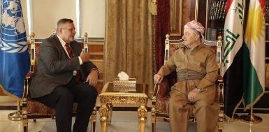 Масуд Барзани послу ООН: Нормализация ситуации в Киркуке – это "высший приоритет курдов"