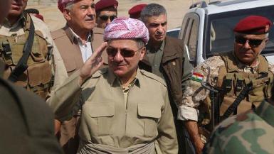 Барзани приветствует пешмерга в годовщину битвы в Прде