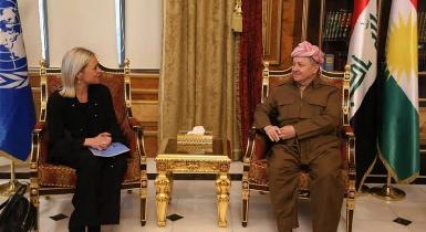 Масуд Барзани встретился с новым руководителем МООНСИ