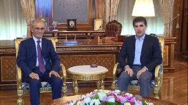 Президент Курдистана принял бывшего губернатора Киркука Наджмалдина Карима
