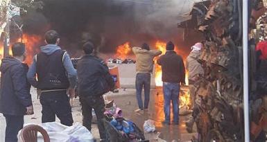 Взрыв в Африне: ранены 2 человека
