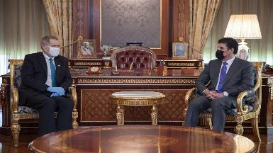 Президент Курдистана встретились с послами США и Великобритании