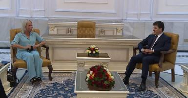 Президент Курдистана и посланник ООН обсудили иракскую политику и "COVID-19"