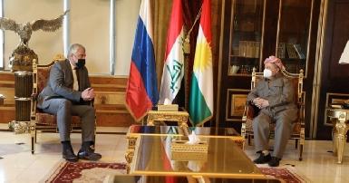 Масуд Барзани встретился с послом России Максимовым