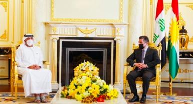 Премьер-министр Курдистана принял делегацию "Красного Полумесяца" из Эмиратов
