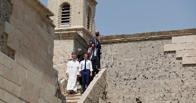 Христиане благодарят Курдистан во время визита Макрона в Мосул