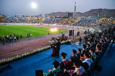 Масрур Барзани выступил на на выпускной церемонии в Университете Дохука.