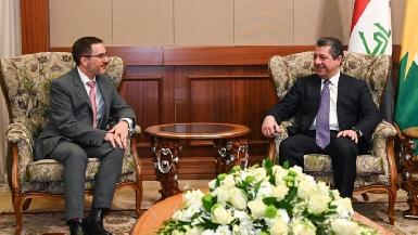 Премьер-министр Барзани и посол Великобритании обсудили связи между Эрбилем и Лондоном