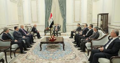 Делегация КРГ поблагодарила президента Рашида за помощь в решении споров Эрбиля и Багдада