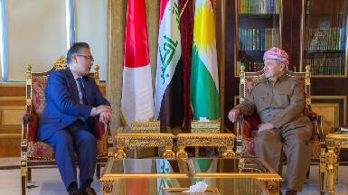 Масуд Барзани и посол Японии обсудили связи между Эрбилем и Багдадом