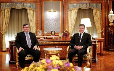 Президент Барзани встретился с послами Австрии и Франции
