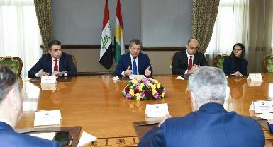 Премьер-министр Барзани и иракская делегация обсудили финансовые реформы КРГ