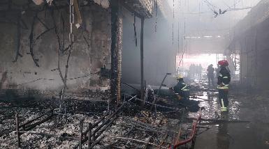 Офис губернатора Эрбиля расследует пожар на рынке "Ланга"